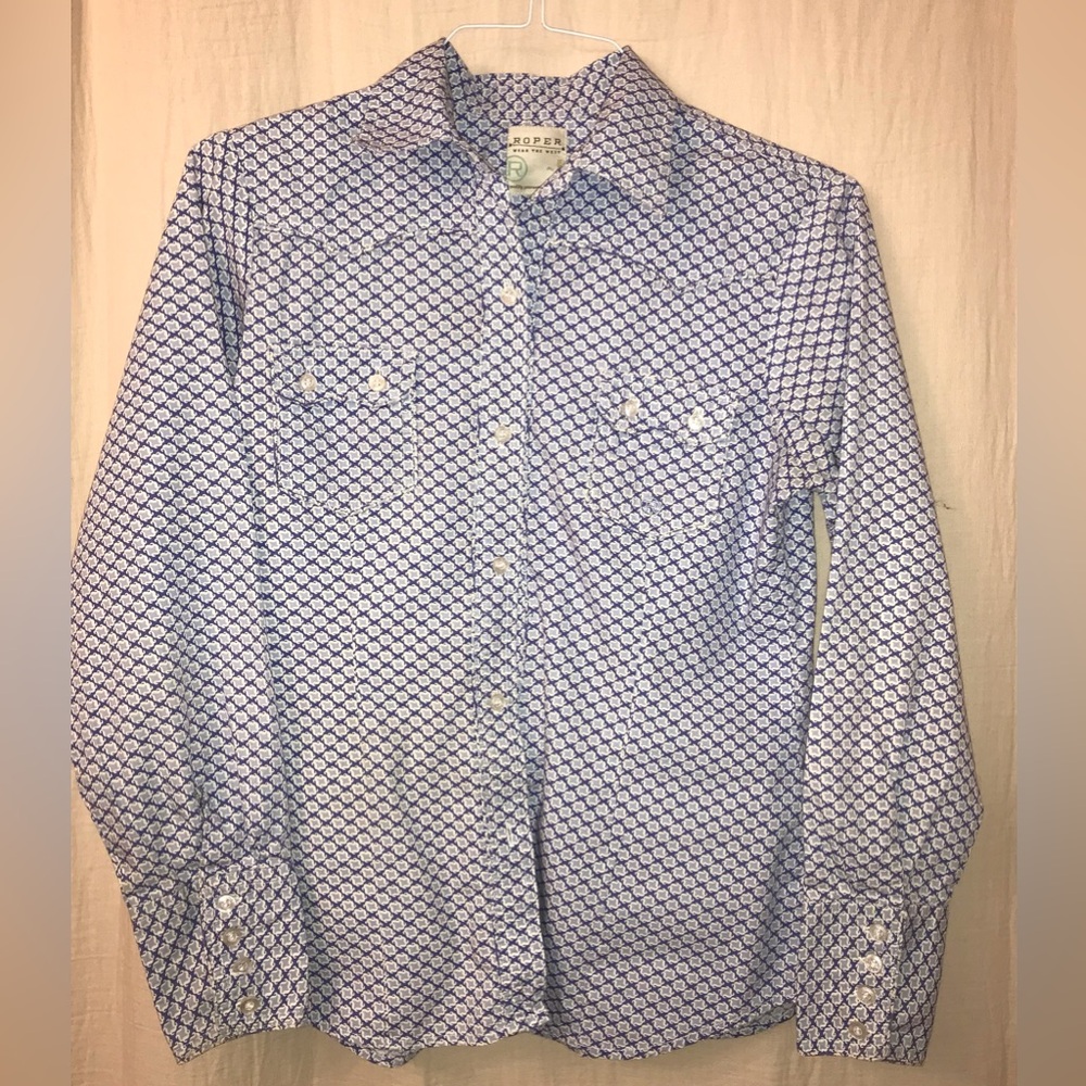 Women’s Roper Western Long Sleeve Button Up Shirt